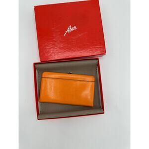 Abas card wallet in orange